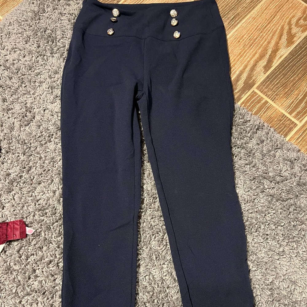 Shein blue work pants NWOT